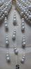 Cadena adornada con perlas - Bralette con tiras hecho a mano