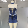 Pantalones vaqueros rasgados &uacute;nicos y geniales para mujer, pantalones largos desgastados de estilo americano, pantalones largos de pierna recta, holgados y vers&aacute;tiles