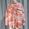 Camisetas lavadas de algod&oacute;n para mujer, camisetas desgastadas con cuello redondo de tendencia, ropa femenina de calle de verano de manga corta con estampado de Miami y EE. UU.