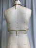 Top halter de red con cuentas