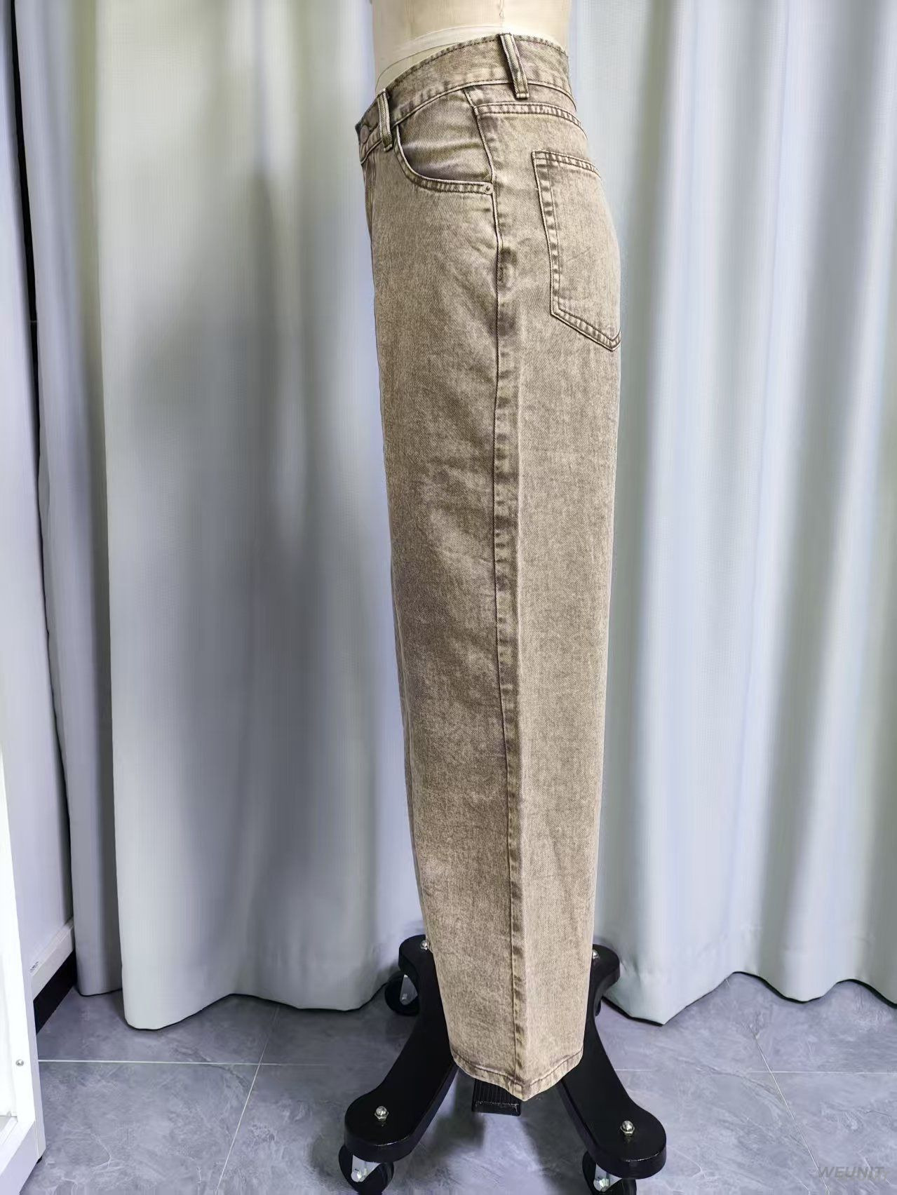 Vintage - Vaqueros de mezclilla de pierna ancha estilo