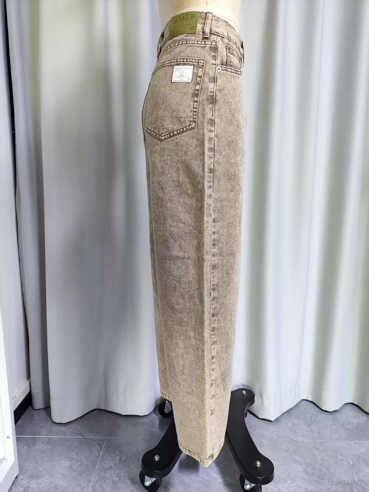 Vintage - Vaqueros de mezclilla de pierna ancha estilo