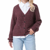 Su&eacute;ter de encaje con cuello en V para mujer, jers&eacute;is informales, Tops ajustados de manga larga, ropa de estilo elegante, prendas de punto b&aacute;sicas para mujer, Oto&ntilde;o Invierno 2025