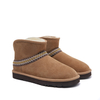 Forro polar bordado - Botas de nieve tobilleras forradas