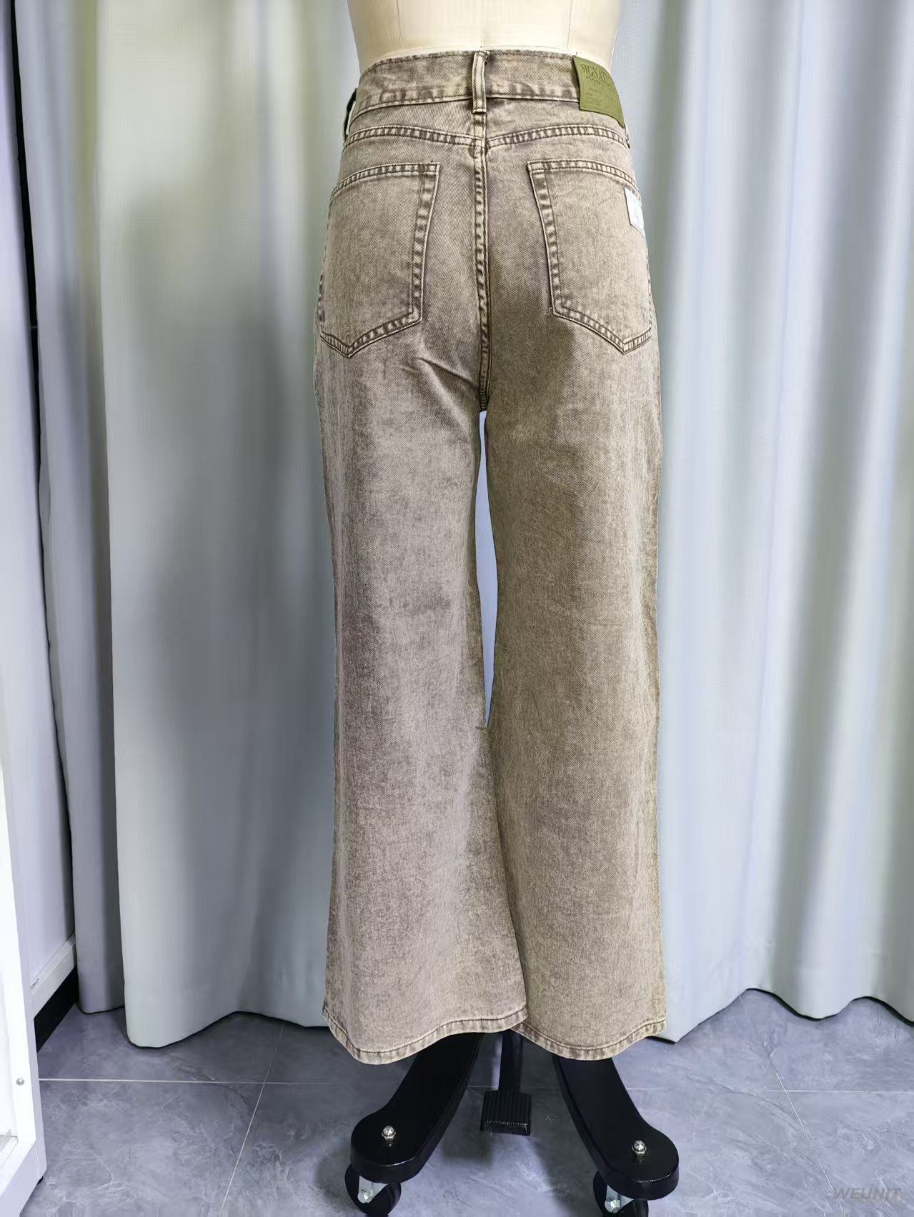 Vintage - Vaqueros de mezclilla de pierna ancha estilo