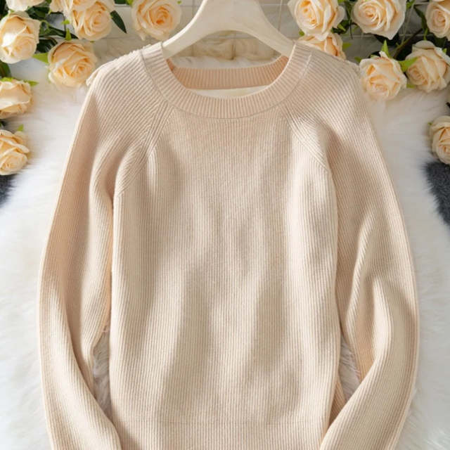 Su&eacute;ter de encaje con cuello en V para mujer, jers&eacute;is informales, Tops ajustados de manga larga, ropa de estilo elegante, prendas de punto b&aacute;sicas para mujer, Oto&ntilde;o Invierno 2025