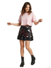 Minifalda con adornos de lentejuelas para mujer