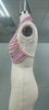Exquisito top corto de crochet bordado con perlas HECHO A MANO