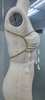 Cadena adornada con perlas - Bralette con tiras hecho a mano